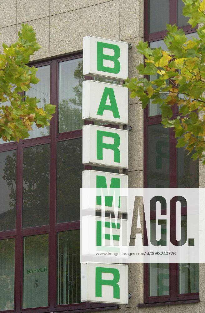 Logo of Barmer Ersatzkasse at the branch in Saarbrücken Health