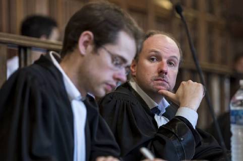 Lydakis - LIEGE, BELGIUM: Lawyer Pierre Lydakis representing the civil parties ...