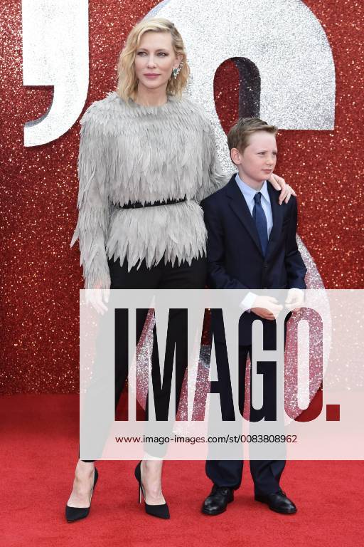 Cate Blanchett with son Ignatius Martin Upton at the premiere of the