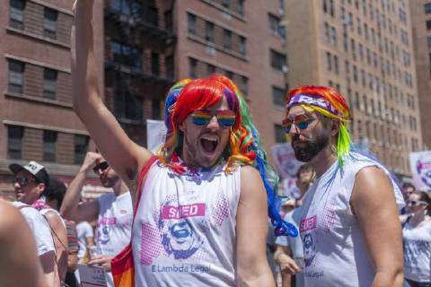 49th Annual Gay Pride Parade In New York Thousands Of Marchers And ...