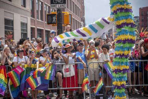 49th Annual Gay Pride Parade In New York Thousands Of Marchers And ...