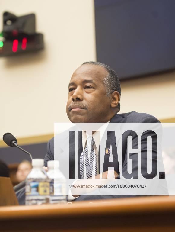 Washington DC, June 27 22018, USA Dr Ben Carson, the Sec of Housing