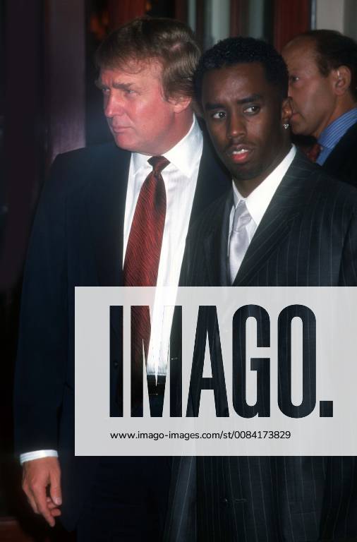 Trump Comds Donald Trump Sean Combs 1997 Photo By John Barrett PHOTOlink