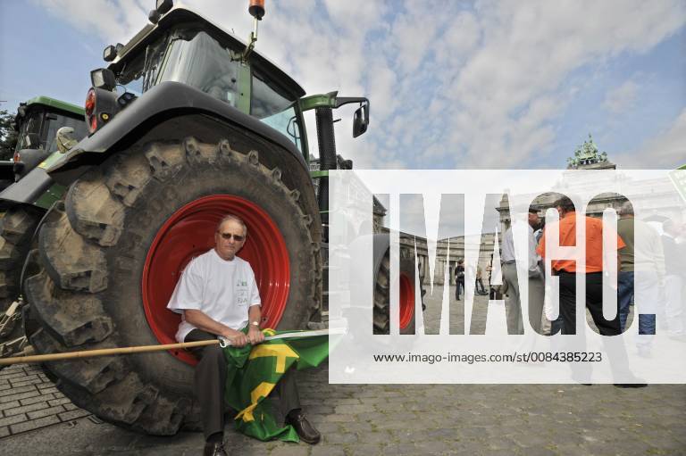 , BRUSSELS, BELGIUM Illustration picture of a farmer sitting inside
