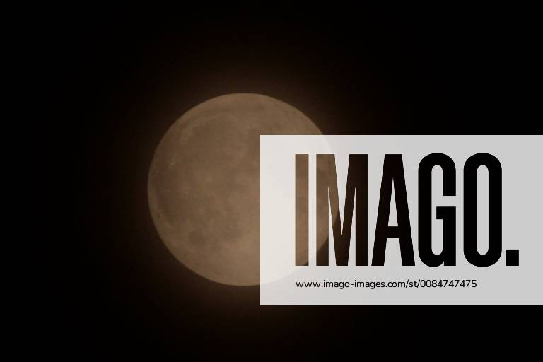 Pakistan Full moon during eclipse A view of the full moon during a