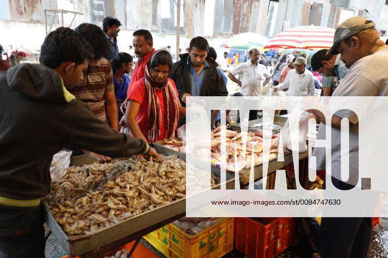 PUNE, INDIA JULY 27 Fish market at Ganesh Peth, on July 27, 2018 in
