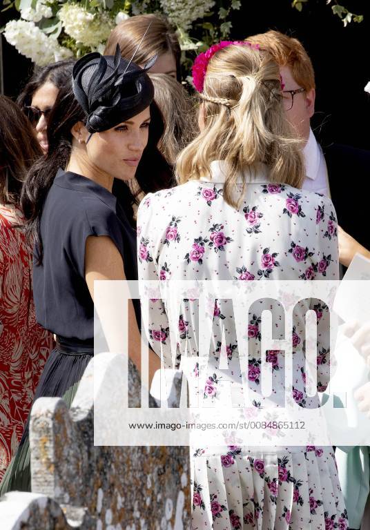04-08-2018 England Meghan Markle arriving for the wedding of Charlie