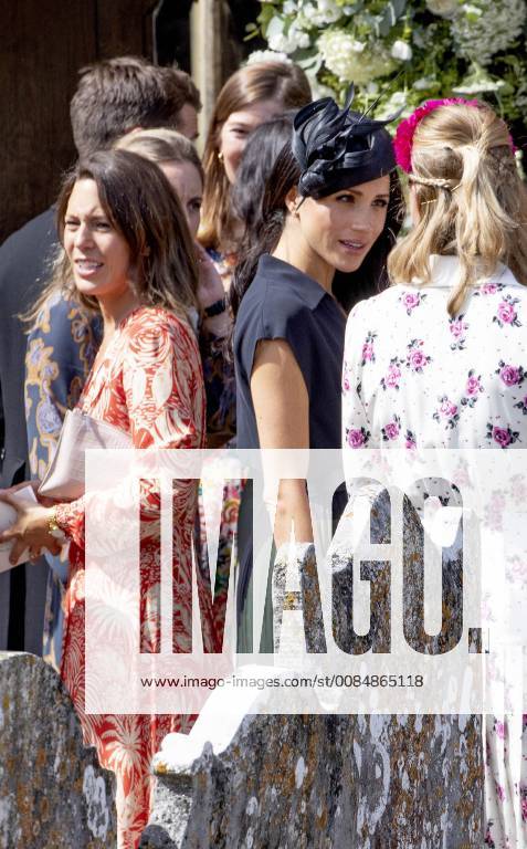 04-08-2018 England Meghan Markle arriving for the wedding of Charlie