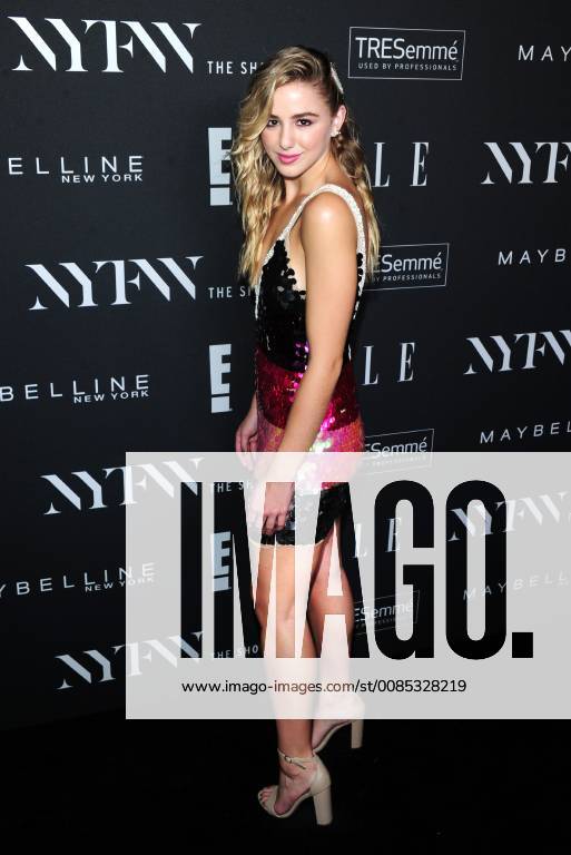 NEW YORK, NY - SEPTEMBER 05: Chloe Lukasiak at E!, ELLE & IMG celebrate