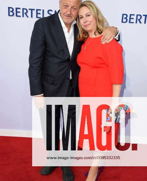 Leonard Lansink mit Ehefrau Maren Muntenbeck bei der Bertelsmann Party ...