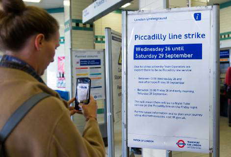 . 26 09 2018. London, United Kingdom. Piccadilly Line Tube Driver S ...