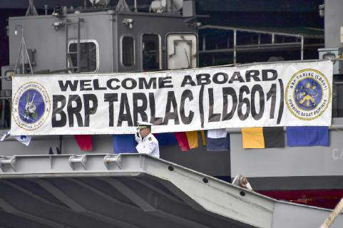 VLADIVOSTOK, RUSSIA - OCTOBER 1, 2018: The BRP Tarlac (LD-601) Tarlac ...