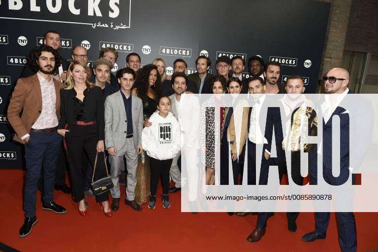 Cast and crew at the premiere of the TNT series 4 blocks season 2 at the  cinema International