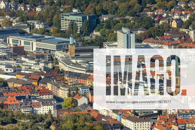 Aerial view Stadtmitte Hagen Catholic Parish St Marien Mariengasse