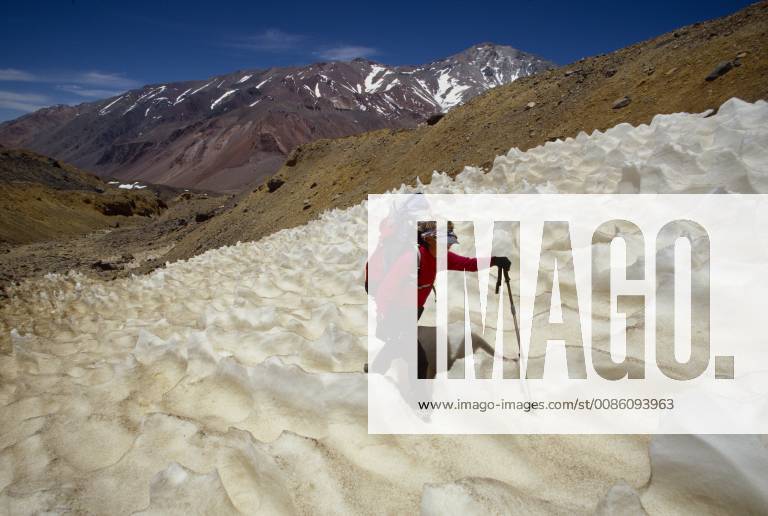 Kasha Rigby approaching Cerro Mercedario, Argentina, argentina model ...