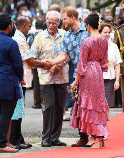 Royal tour of Fiji - Day Nine Prince Harry Duke of Sussex and Meghan ...