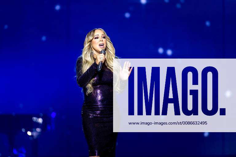 American singer Mariah Carey performs during the gala of the Tmall 11.