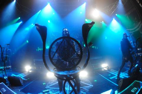 CHICAGO, ILLINOIS - NOVEMBER 9: Behemoth performing at The House of ...