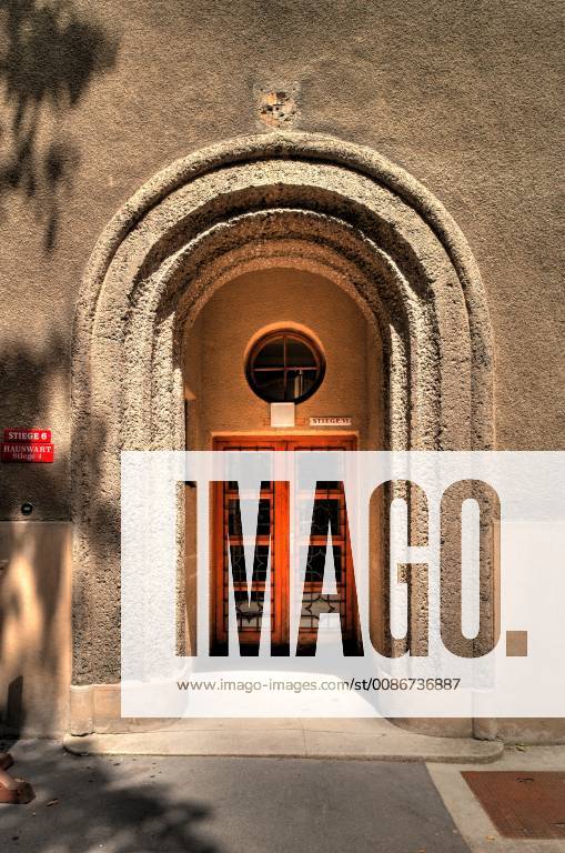 Vienna Municipal Building of the Red Vienna Council Tenement Block Red