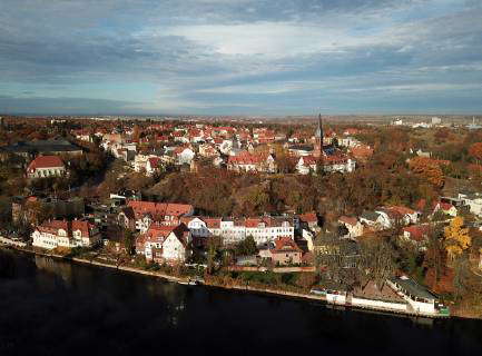 17 09 2018 Halle Saale Saxony Anhalt Cityscape Aerial photo Aerial ...