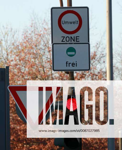 November 23, 2018 Cologne, Germany A road sign marking the