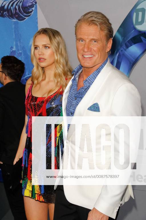 Ida Lundgren, Dolph Lundgren at the Premiere of Warner Bros Aquaman ...