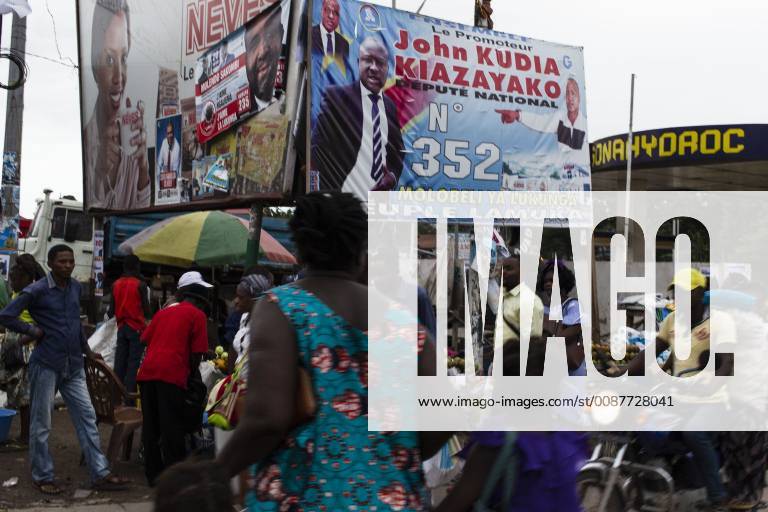 Dec 17, 2018 - Kinshasa, DR Congo - Election poster shows Presidential ...