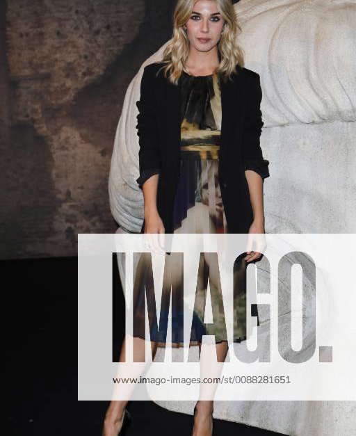 Rome, Cinecittà studios, Moschino fashion show. In the picture: Martina