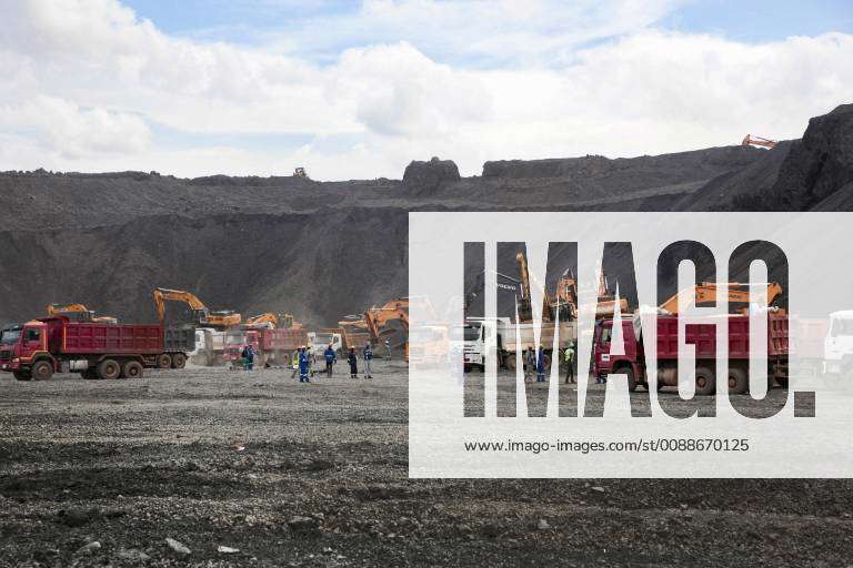 Slag from the Mopani Glencore copper mine the remains of ore and copper
