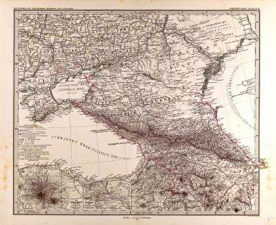 Russia Map Gotha Justus Perthes 1874 Atlas. Perthes Johan Georg Justus ...