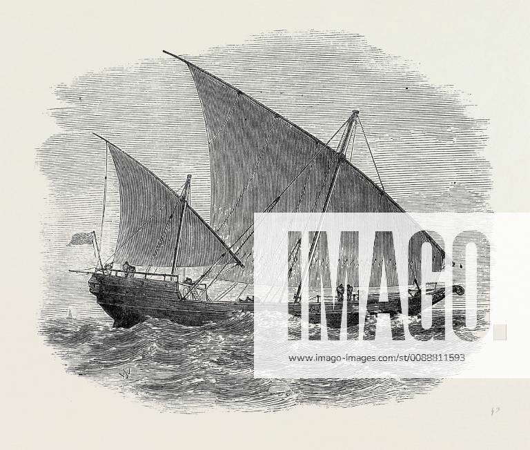 Vessels Used in the Zanzibar Slave Trade: Bugala or Dhow 1873 Y