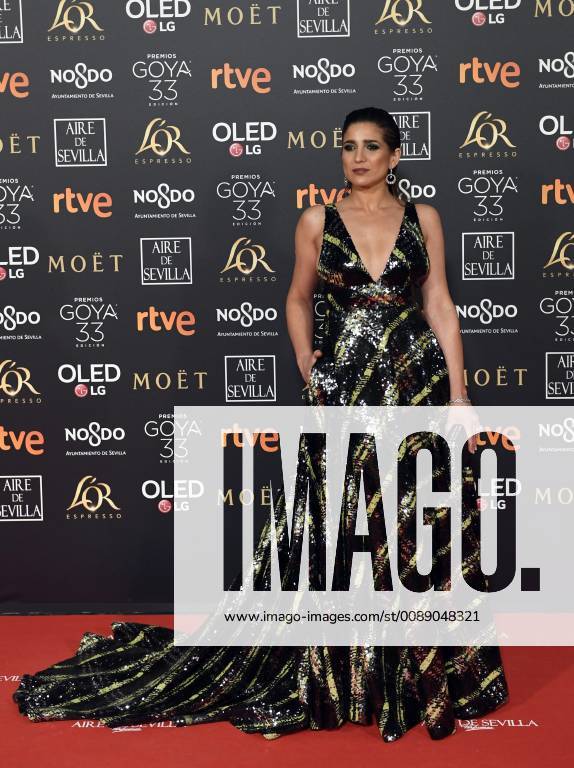 Actress Lucia Jimenez at photocall during the 33th annual Goya Film