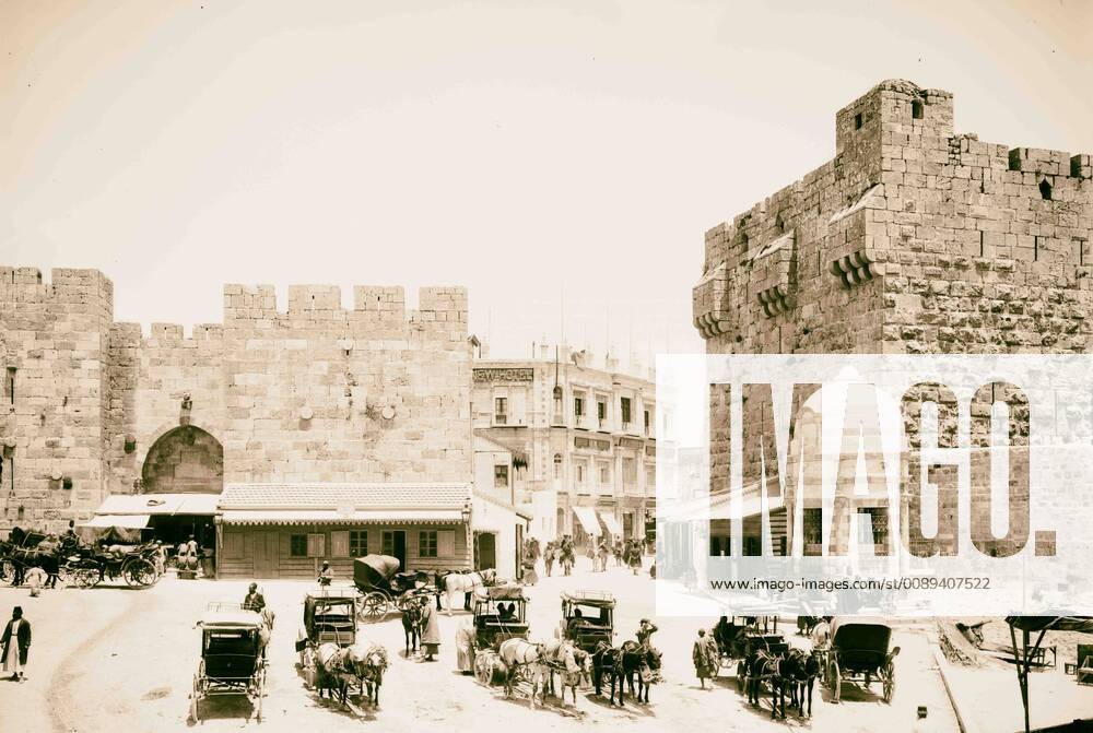 Jerusalem El-Kouds New entrance, breach in the city wall American ...