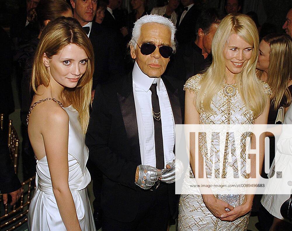 Misha Barton, Karl Lagerfeld and Claudia Schiffer Photo by Edu