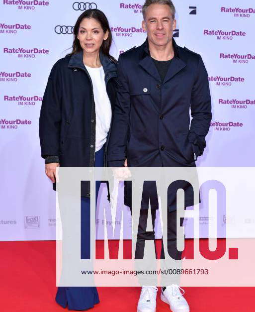 Marco Girnth With Wife Katja Woywood At The Berlin Premiere Of Rate Your Date At Cinestar In The 