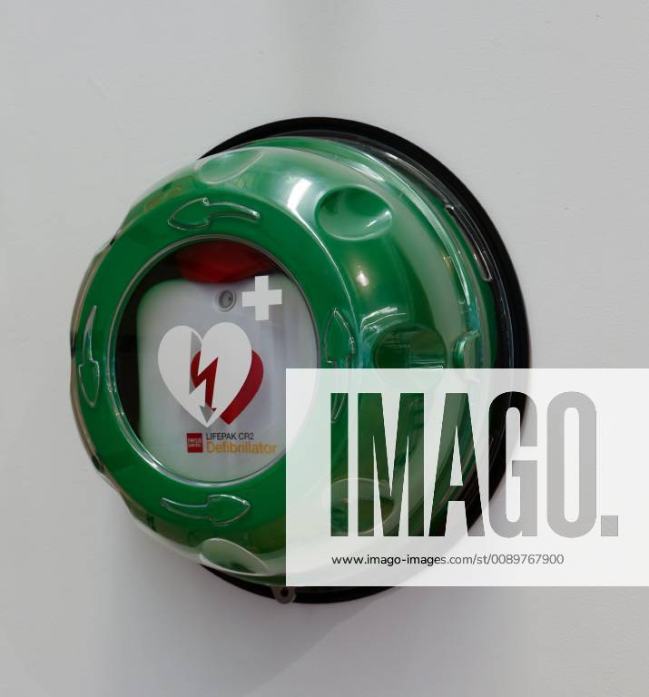 Defibrillator A defibrillator in a public building In public buildings