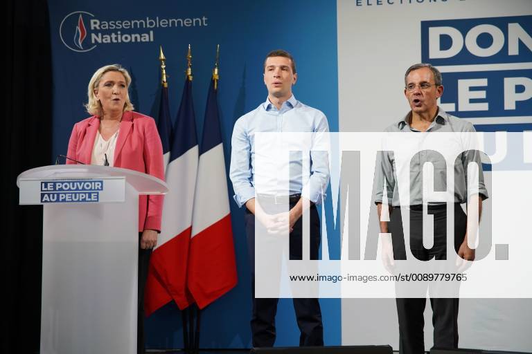 Reunion Publique Du Rassemblement National En Presence De Marine Le Pen ...