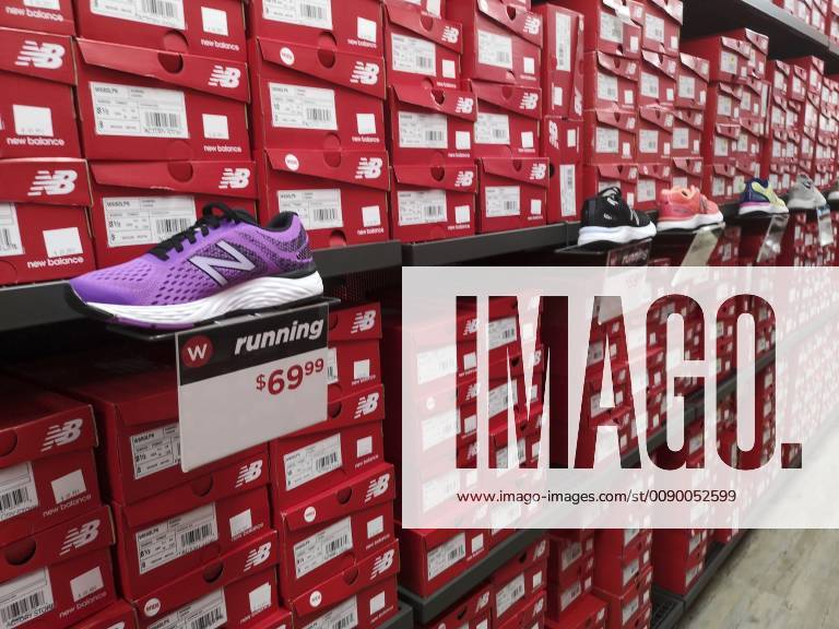 Gilroy California USA 08 01 2019 New Balance Sports Shoes at the New