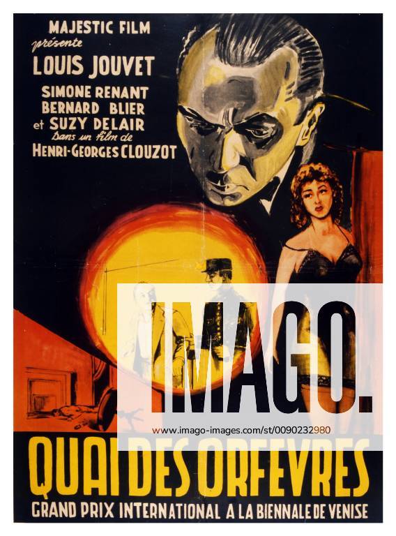 French Film Poster For The Film Quai Des Orfevres (also Known As Jenny 