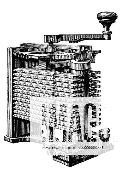 Telegraph pointer telegraph von Siemens Halske 1880 historical woodcut