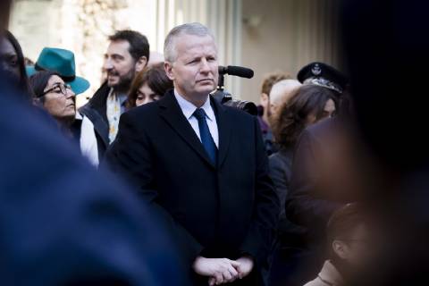 Will Remy Prosecutor Paris, France French Justice Minister attends the inauguration of the ...