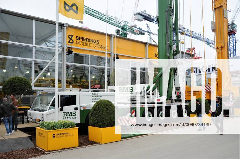 Spierings Mobile Kranes and BMS Denmark Kranes at the bauma