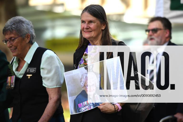 ANZAC DAY SYDNEY Michelle Haywood the daughter of Daphne Dunn