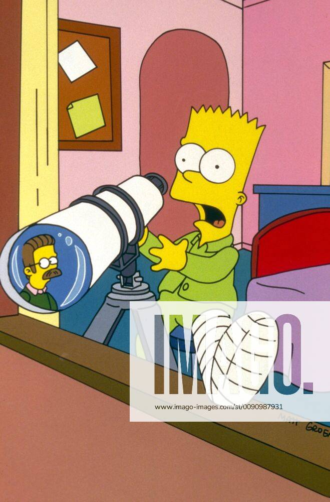 The Simpons, US-American Animation series (since 1989). Photo: Bart Simpson  and Jessica aka. The Simpsons Stock Photo - Alamy