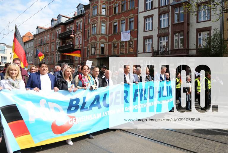 1 May Demo Erfurt 01 05 2019 Erfurt Arnstädter Strasse Blauer Frühling ...