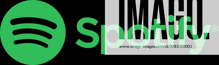 Spotify logo, corporate identity, lettering, optional, black background,  Germany Stock Photo - Alamy