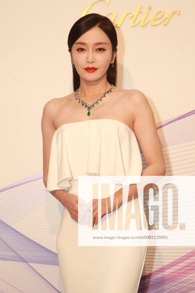 Chinese actress Qin Lan attends a promotional event for Cartier in