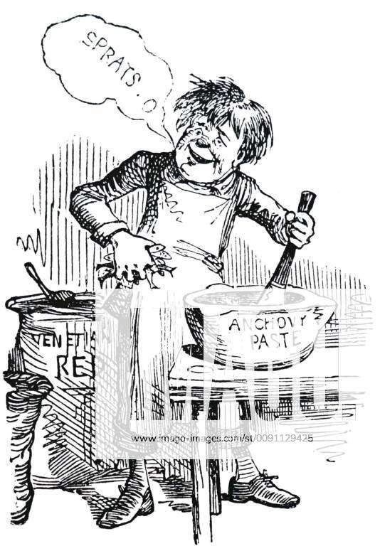 A cartoon commenting on the adulteration of food. Dated 19th century Stock  Photo - Alamy