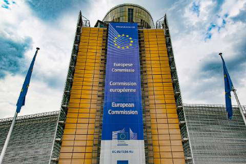 BRUSSELS, BRULLES, BRUXELLES. 18-05-2019, European Government buildings ...