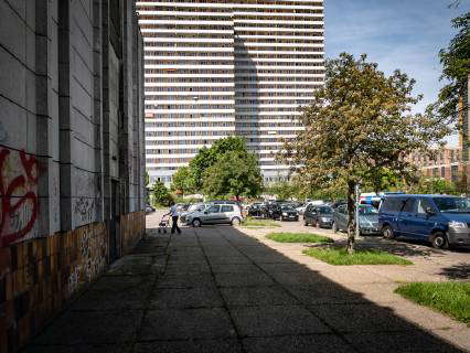 Berlin Marzahn Hellersdorf OT Springpfuhl Helene Weigel Platz, former ...